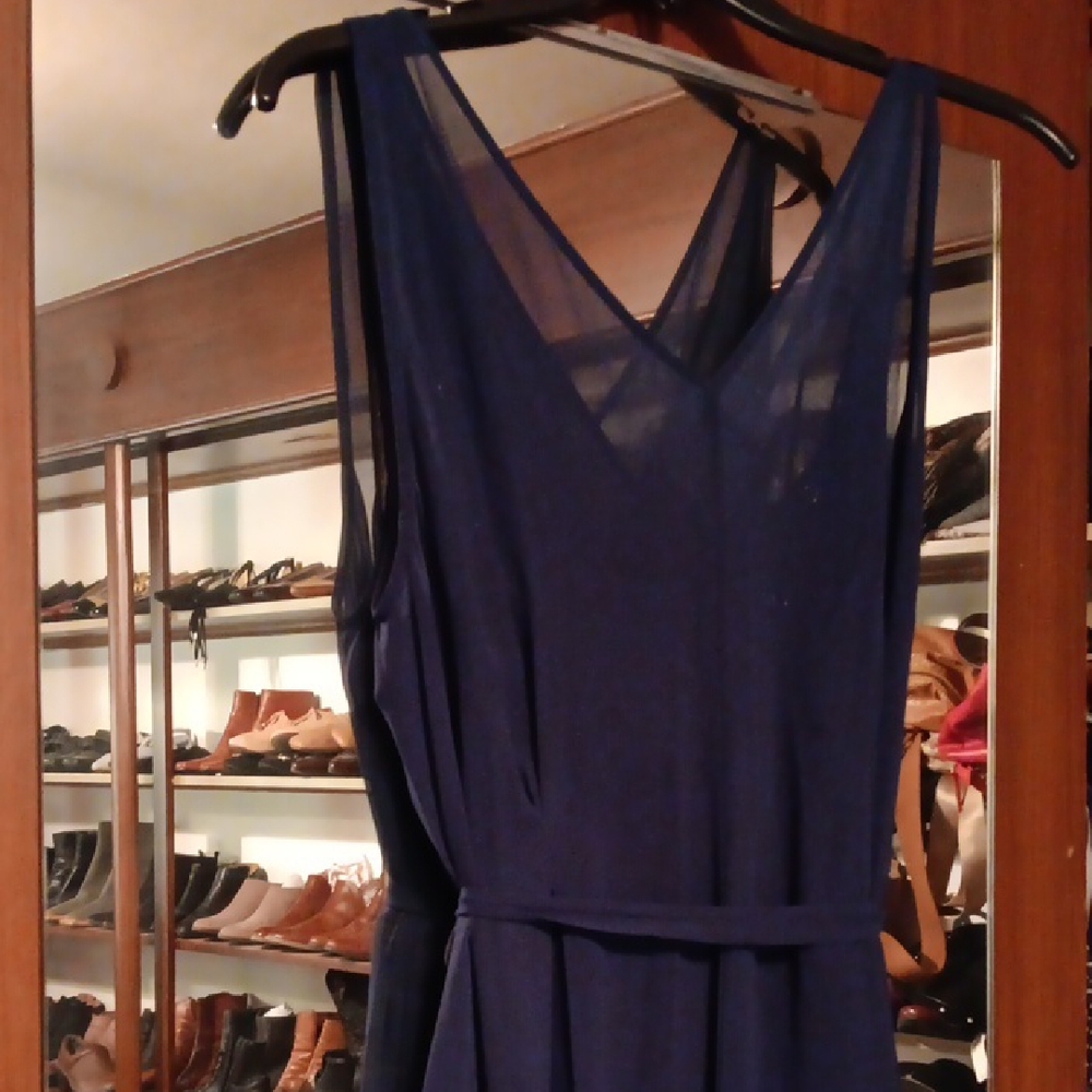 DKNY Navy Blue Maxi Dress